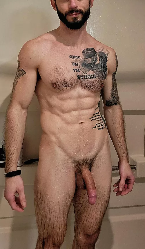 Can you pass me a towel? Or I guess I could just stand here, dripping wet 😉 by cowboy171