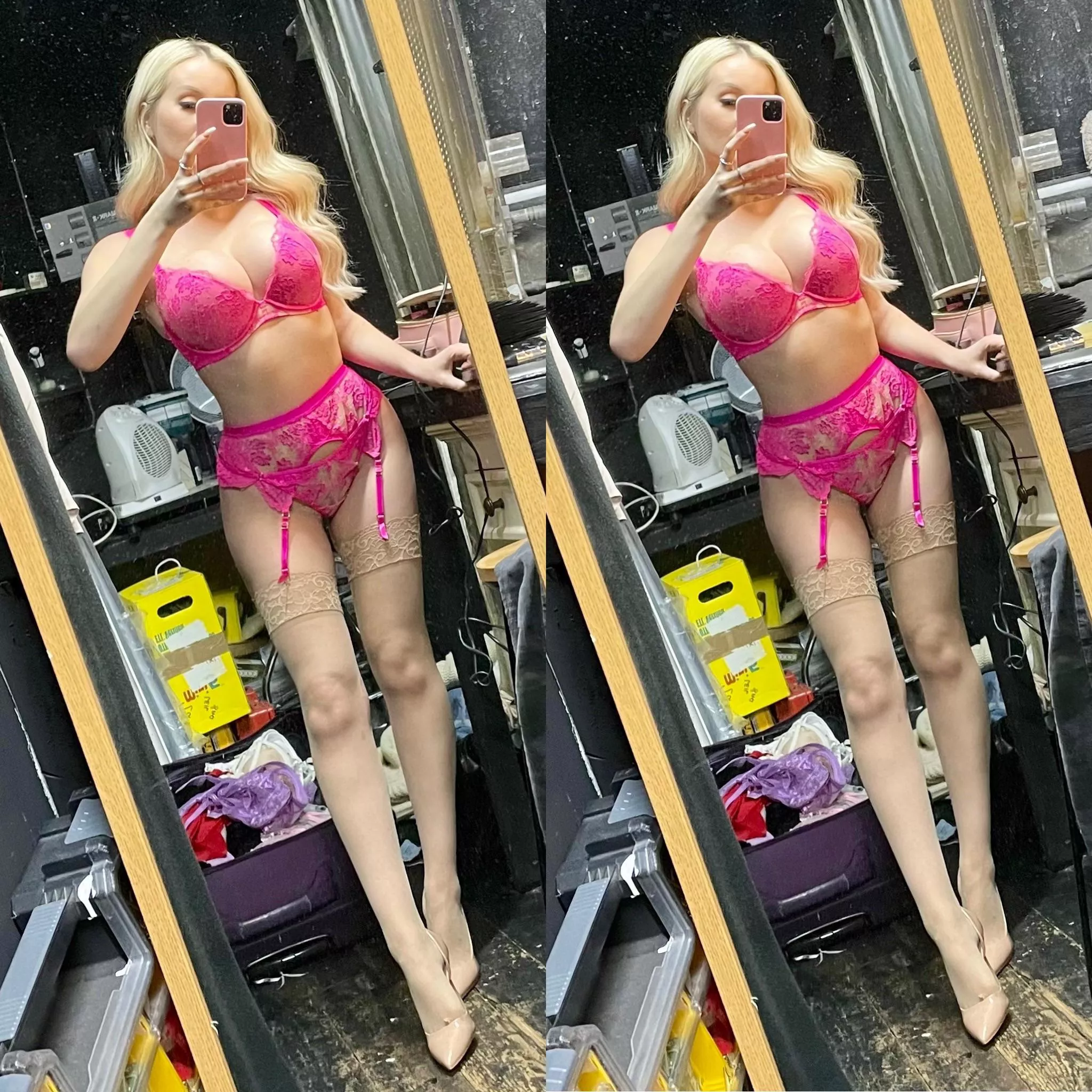 Can’t beat a sexy underwear set and stockings.. posted by Serenitymodel