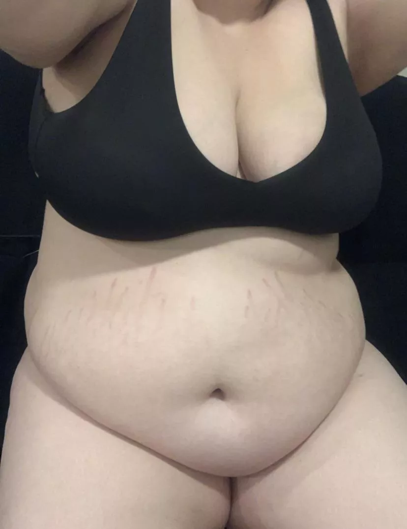 Can’t wait to stuff this belly even more tonight 😩🐷 posted by cowgirlbre