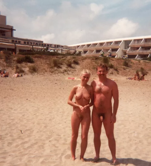 Cap d'Agde beach... back when it was a naturist destination. by NaturistPictures