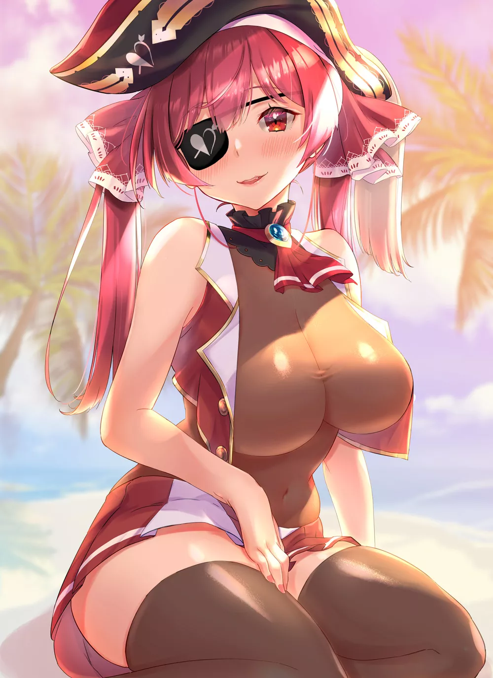 Captain Marine Sunny Day At The Beach ( O-Hako) [Hololive] posted by sequence_string