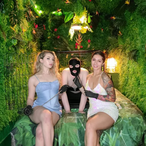 Captured and caged by two Goddesses.. who can guess what happened next? by worshipavaonyx