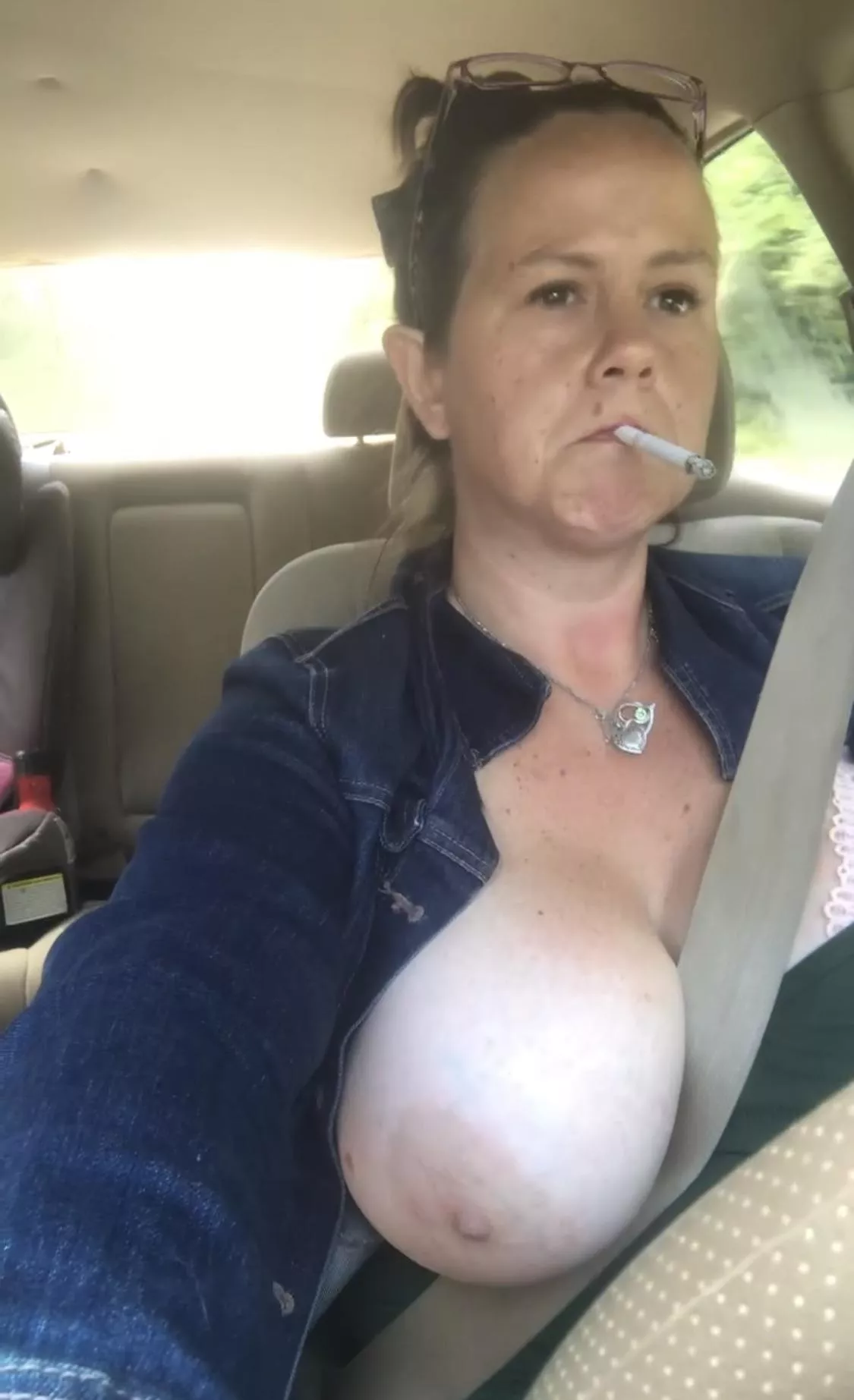 Car titty posted by smokingfetishguy01