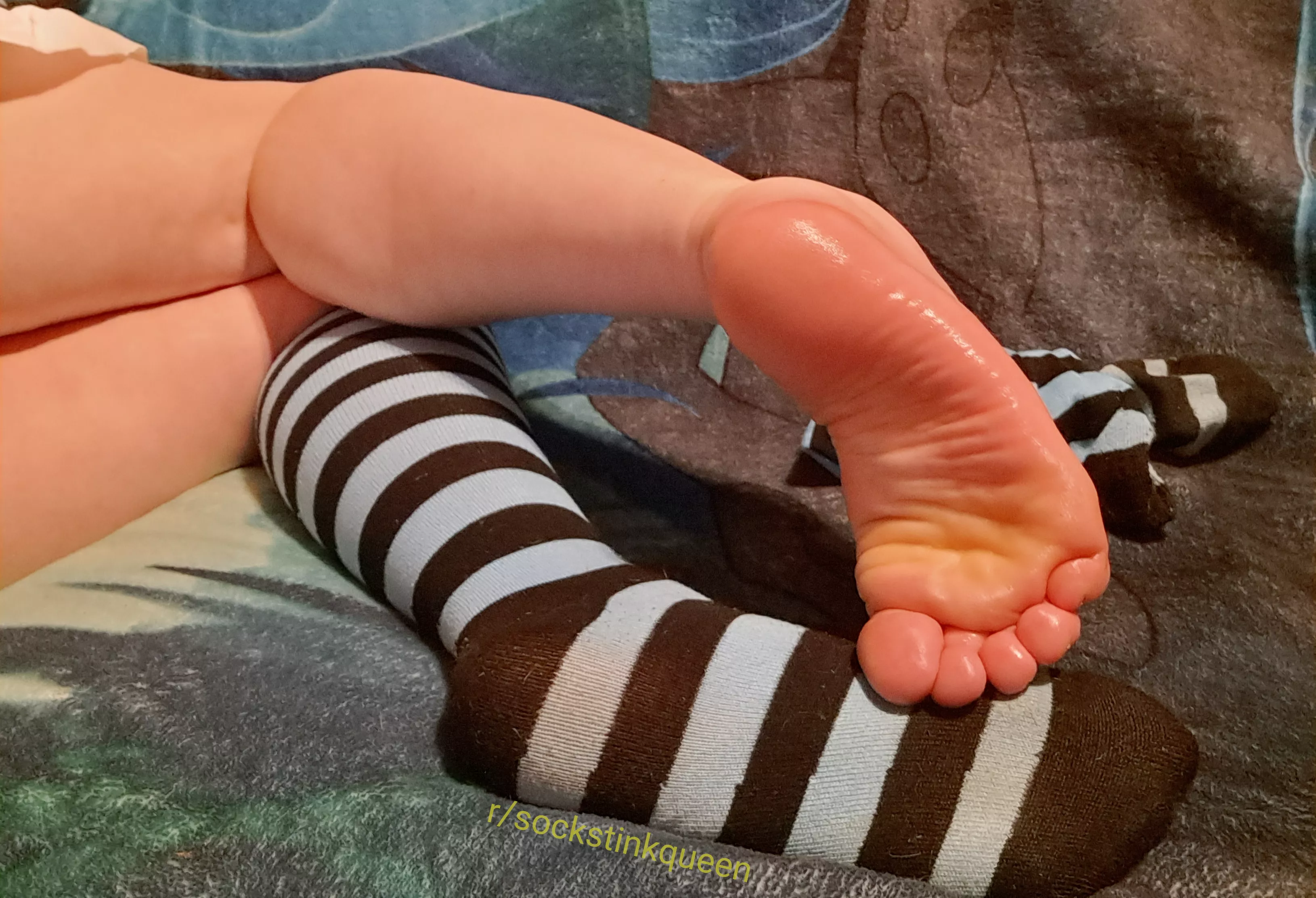 Care to count every wrinkle while you sniff my socks? ❤ posted by SockStinkQueen