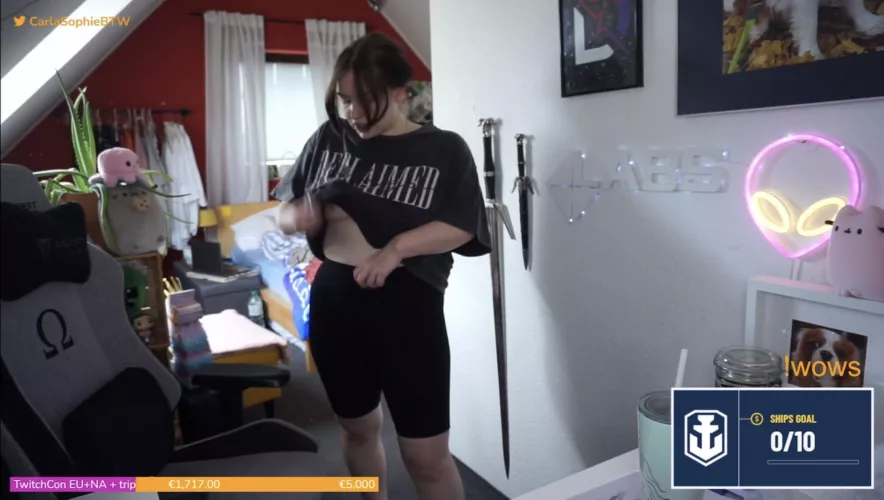 CarlaSophie nip slip on stream by LowDistribution9078