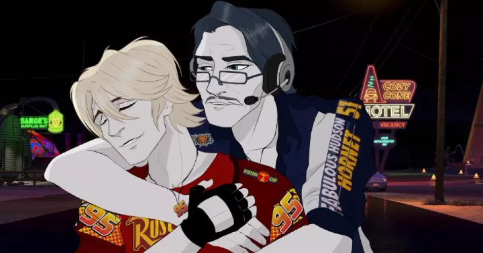 [Cars] Lightning McQueen X Doc Hudson by elishash