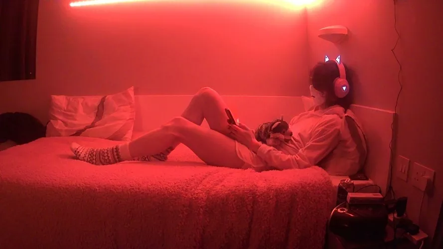 Catboi messaging a cutie, what he gonna send tho? by Kieko_1