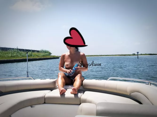 catching some sun on the TX gulf...SexyAsian by sweetkoreanspice