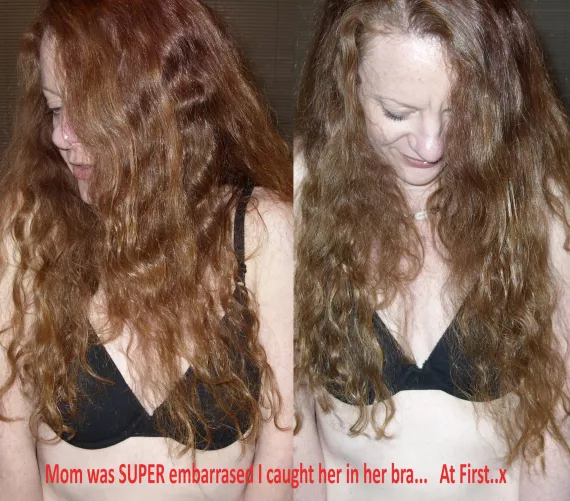 caught mom in her bra pt 2 by Rupertrocks