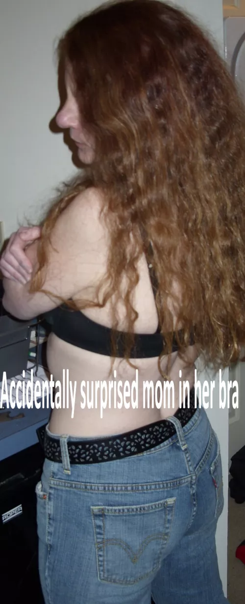 caught mom in her bra pt1 by Rupertrocks