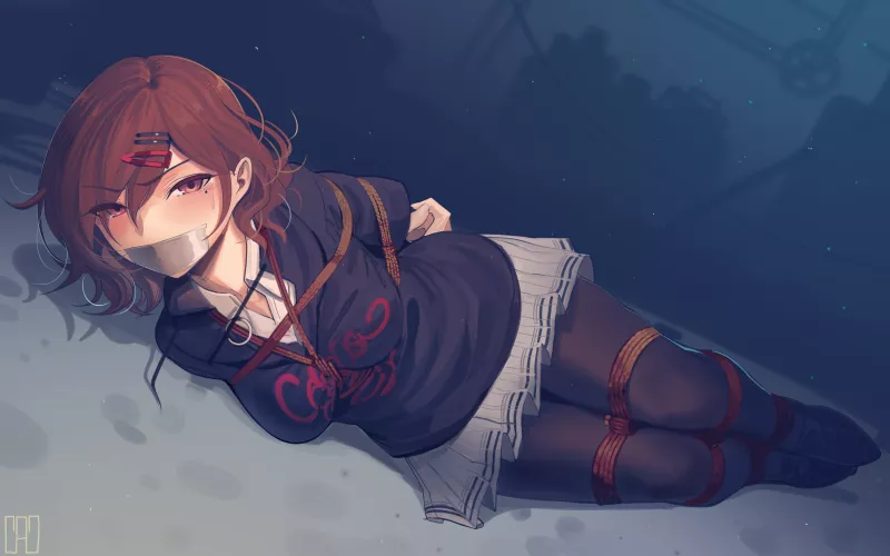 Caught the day before her concert by GaggedOtaku