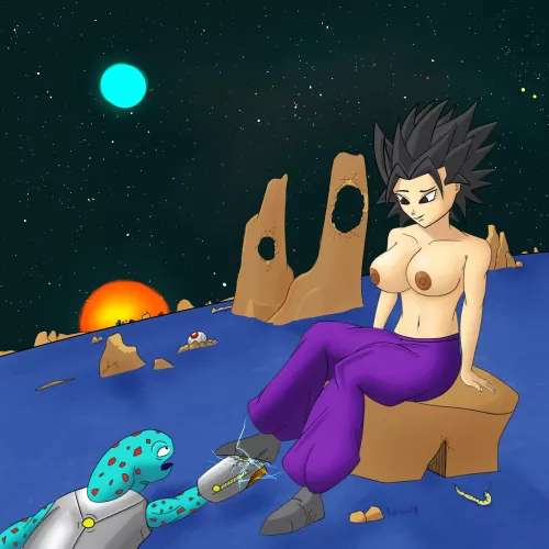 Caulifla's Space Adventure (RozaryArts) by Rozary