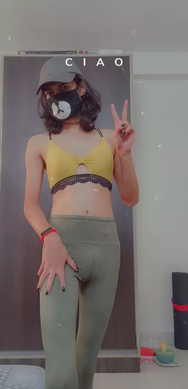 causal femboy pose posted by skinnyfemboy95
