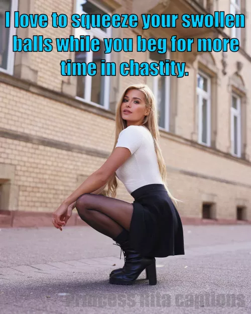 CBT is the best method to make them begging for more time in chastity by Princess_Rita