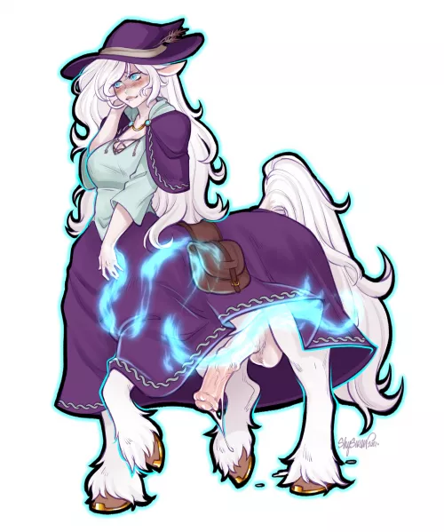 Centaur girl fallen into rut by WhatsUpKoboldButt