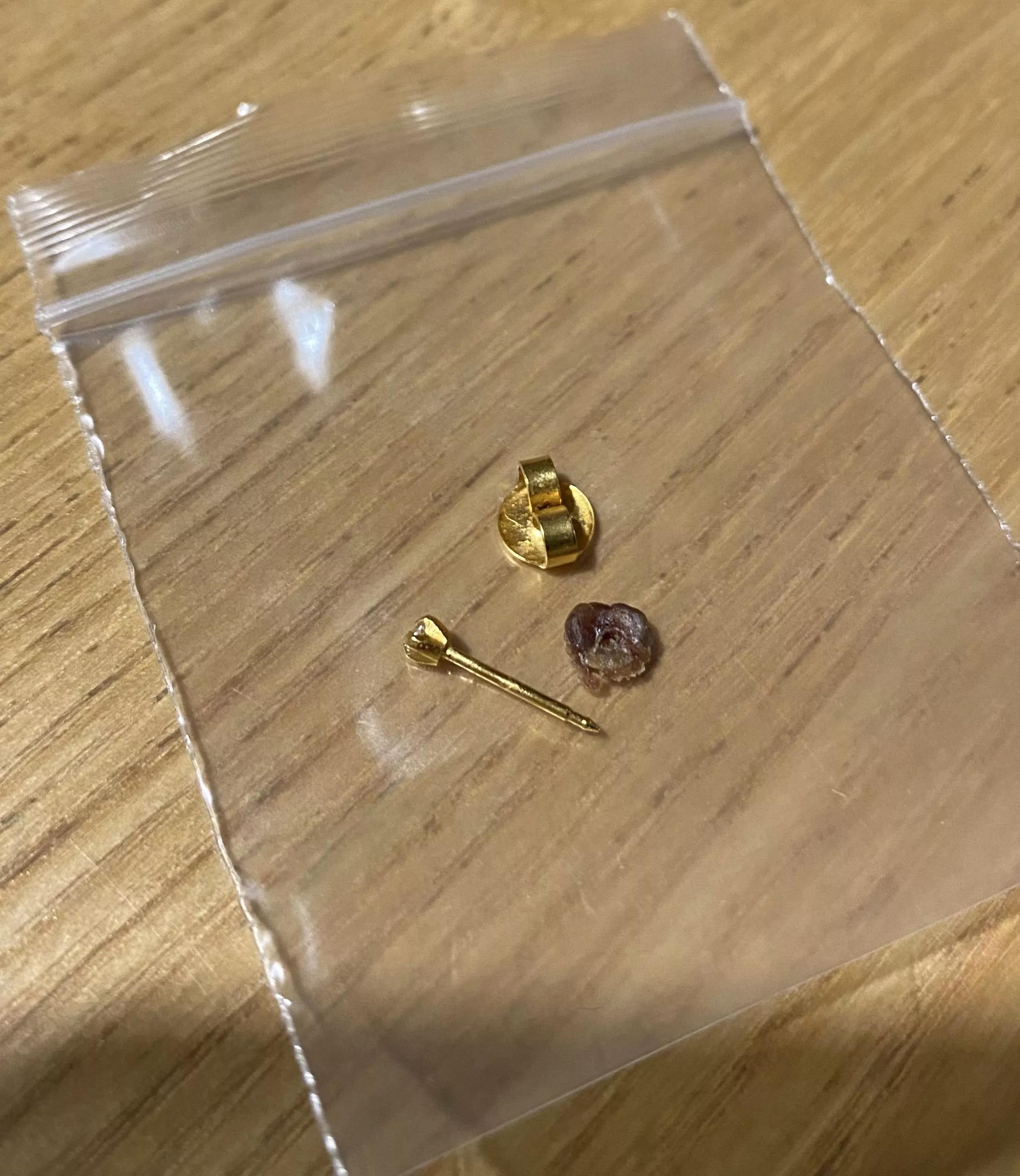 Changed my earring for the first time since it got pierced… posted by crodka