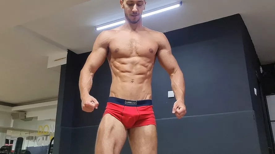 Changing in the Mens Locker Room by FitManDan1