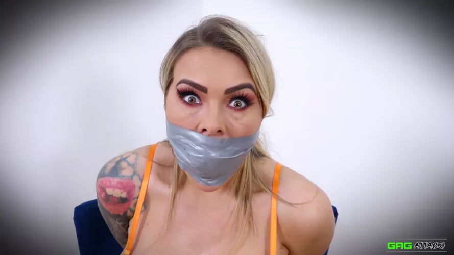 Charley - PVC Tape Gagged ( GagAttack.nl / GagAttack.org ) by Gag__Attack