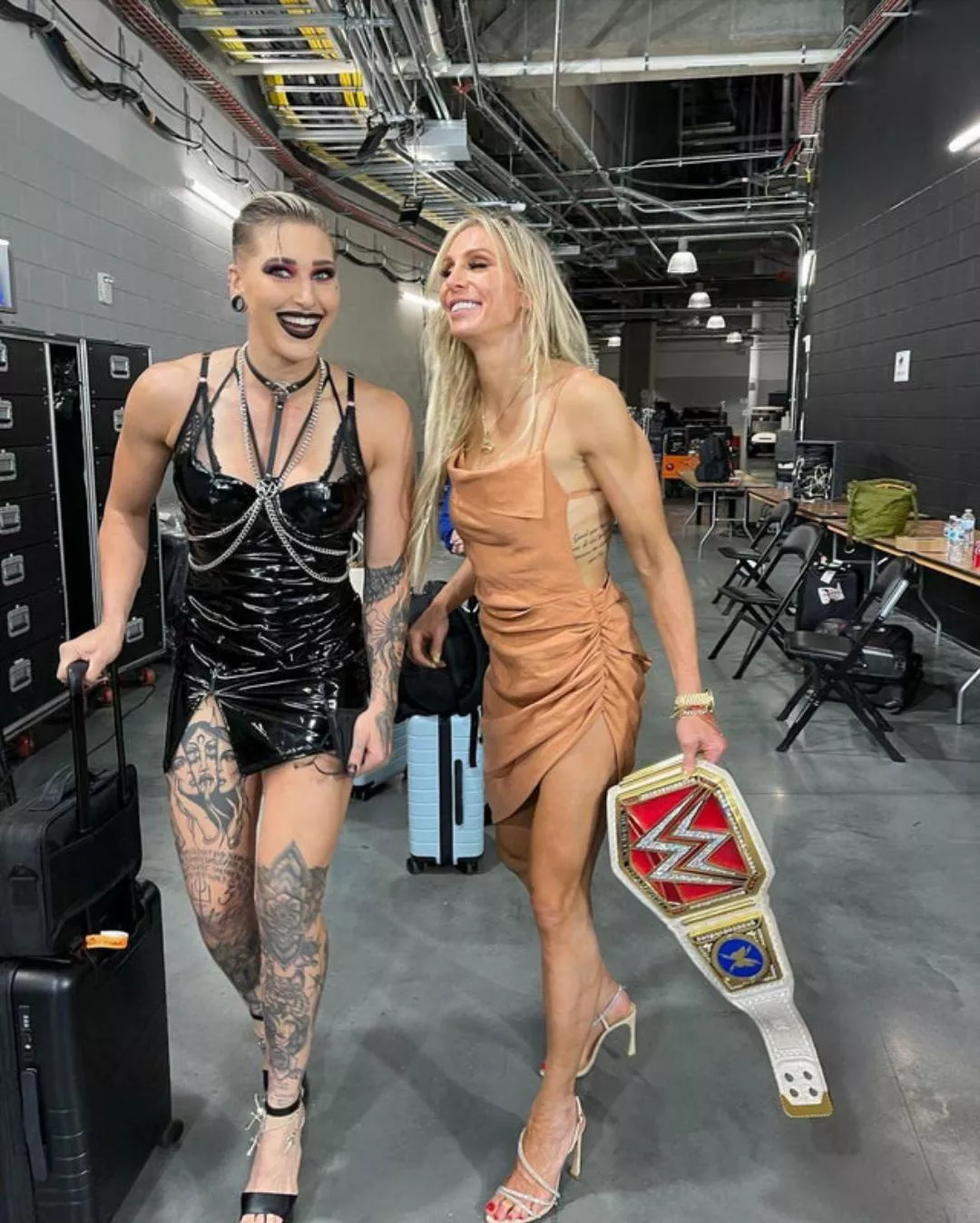 Charlotte and Rhea Ripley posted by TemporaryBarracuda
