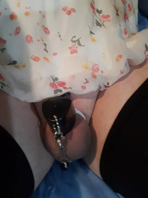 Chastity broke so I was made a makeshift new one to keep me locked for tonight's escapades by Ancient-Spot1802