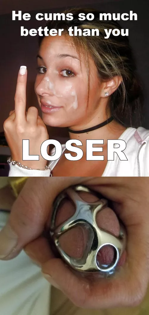 Chastity Cum Loser by chastityexposed