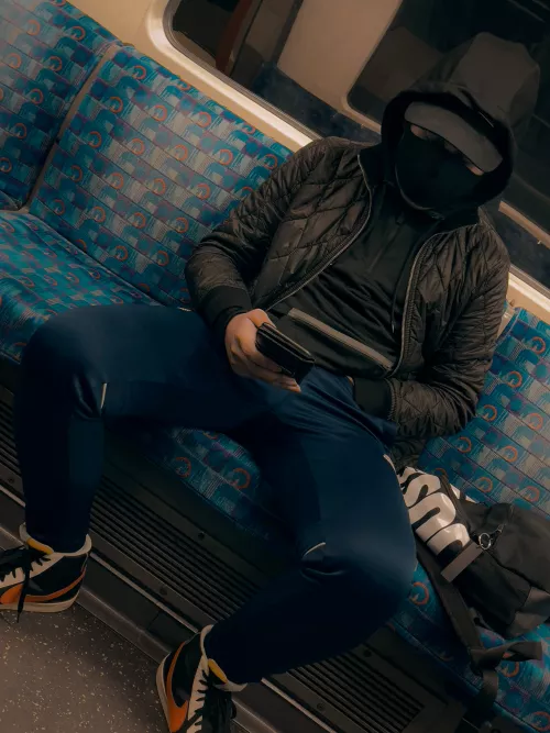 Chav lad with his hands in his pants by footybfan97