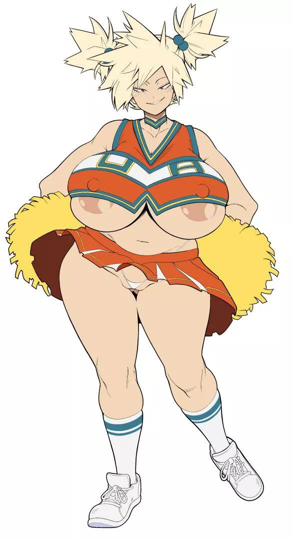 Cheerleader Mitsuki gives moral support (bunkwizard) posted by MillionHypotheses