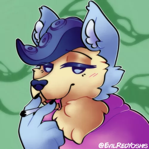 Cheesy Left the Stoner Octo Wolf 💨 by CheesyLeft