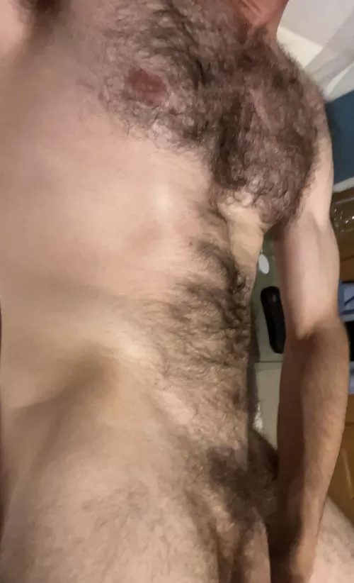 Chest looking okay 🤭 by hairyboywastaken