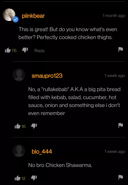 chicken thighs... by Jetmonty720
