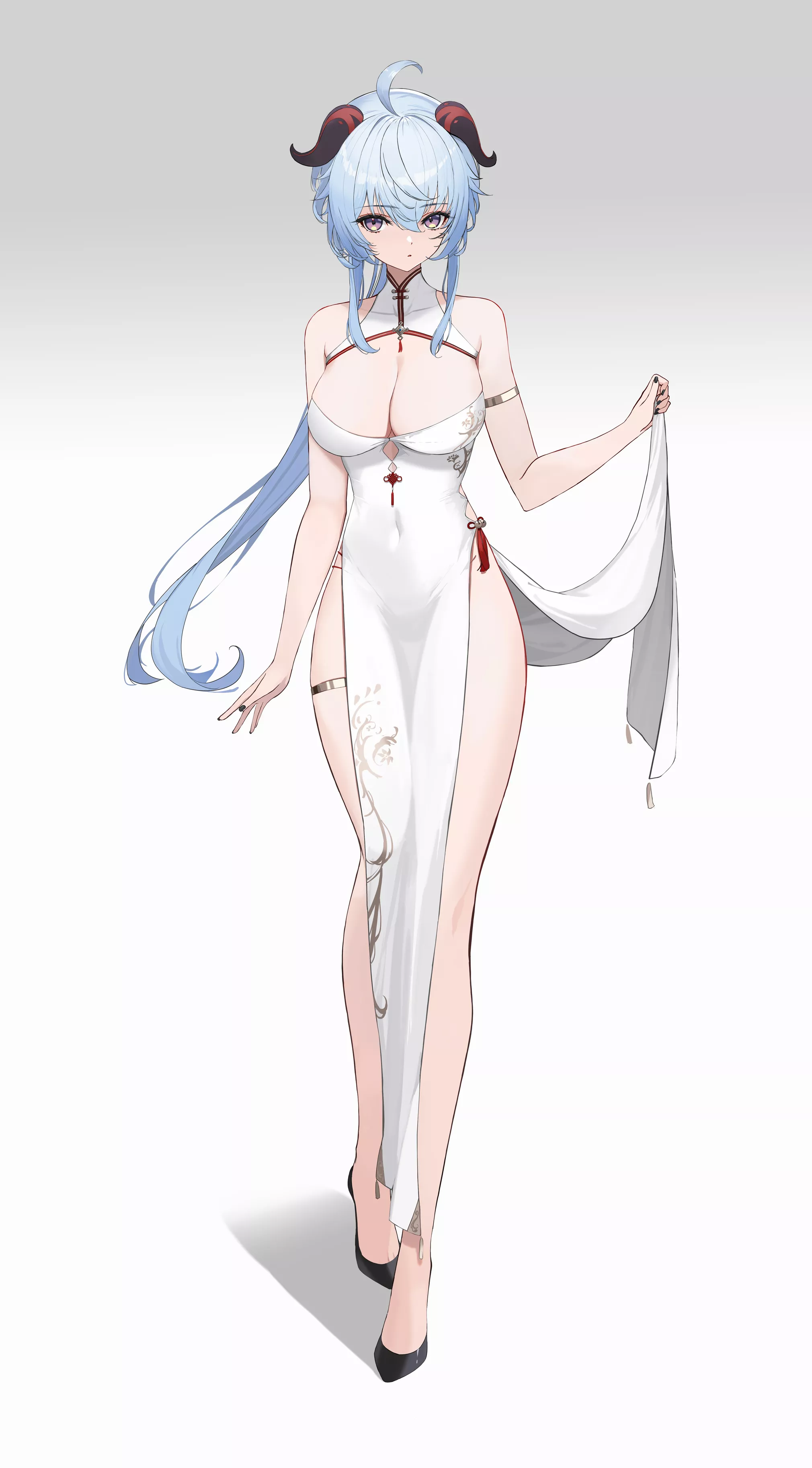 China Dress Ganyu posted by xSaviour_N