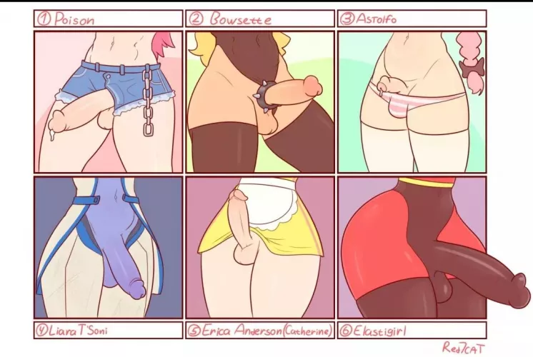Choose your favourite cock? by kik-Somakoi