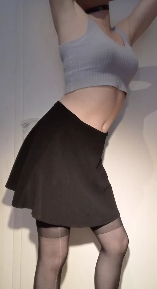 Chose a more spring-timey outfit for today 🥰 by AnniTheSlut