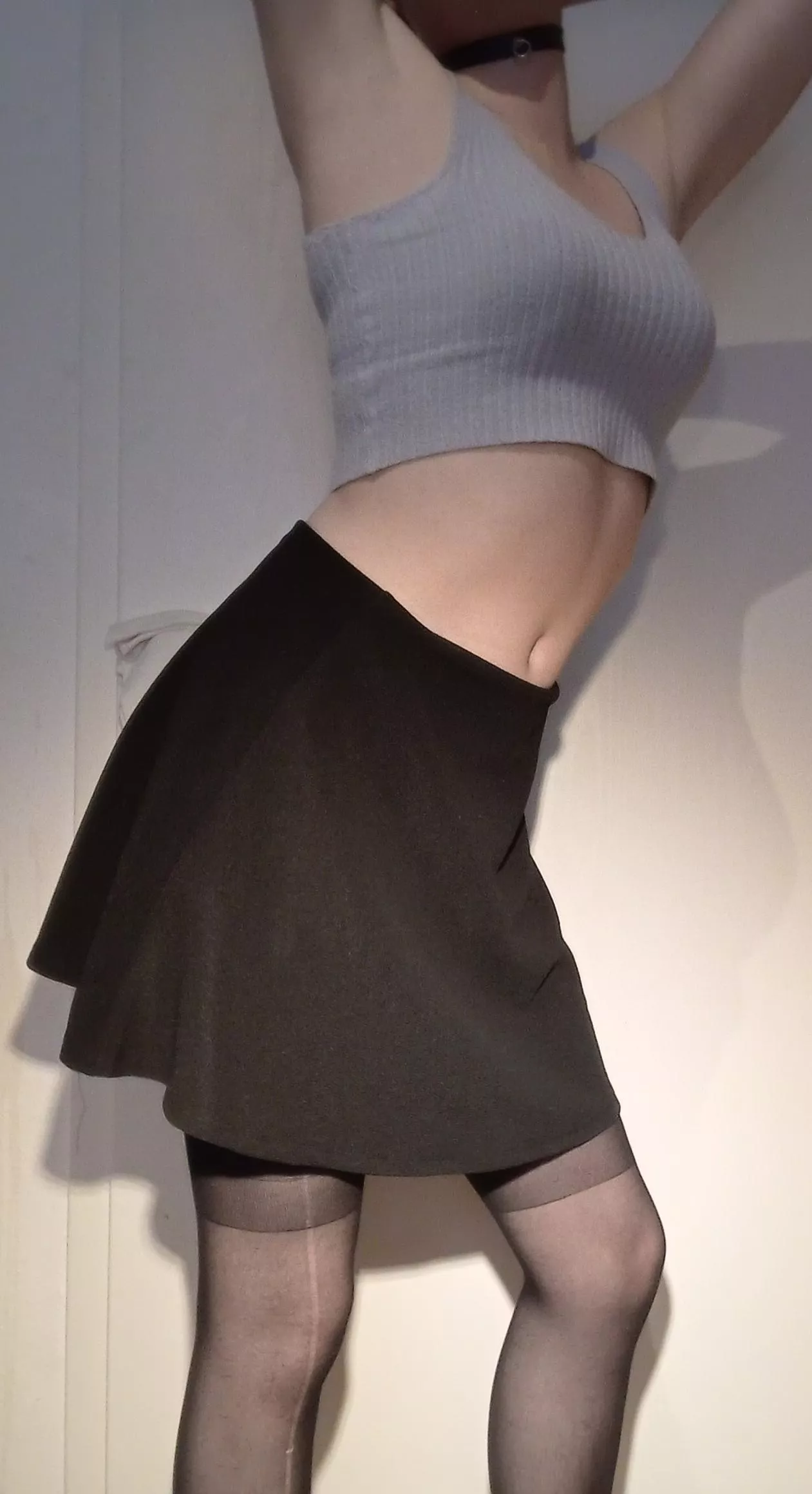 Chose a more spring-timey outfit for today 🥰 posted by AnniTheSlut