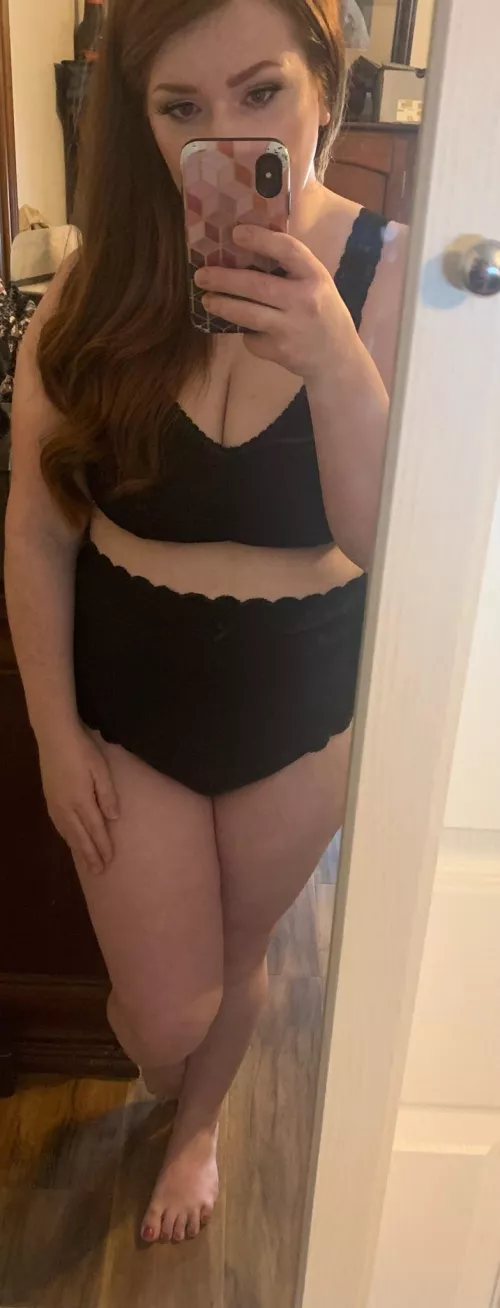 Chubby. Pale. Ginger. Feeling very insecure about putting lingerie on this postpartum body. Give me a boost? by xxxxanadu