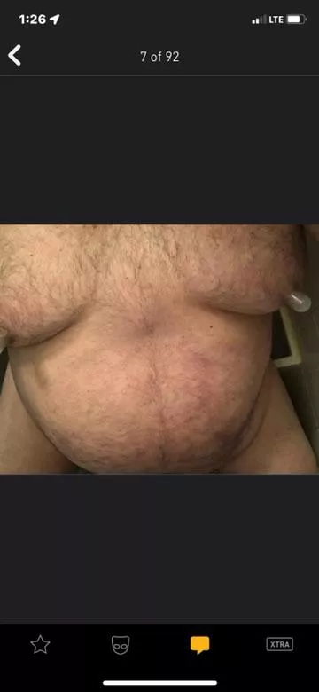 Chubby tits & belly by bigguy11953