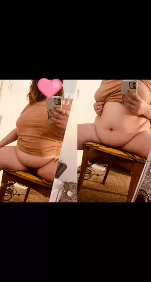 Chugged soda until my belly “dropped” 🥵 by beccasbelly