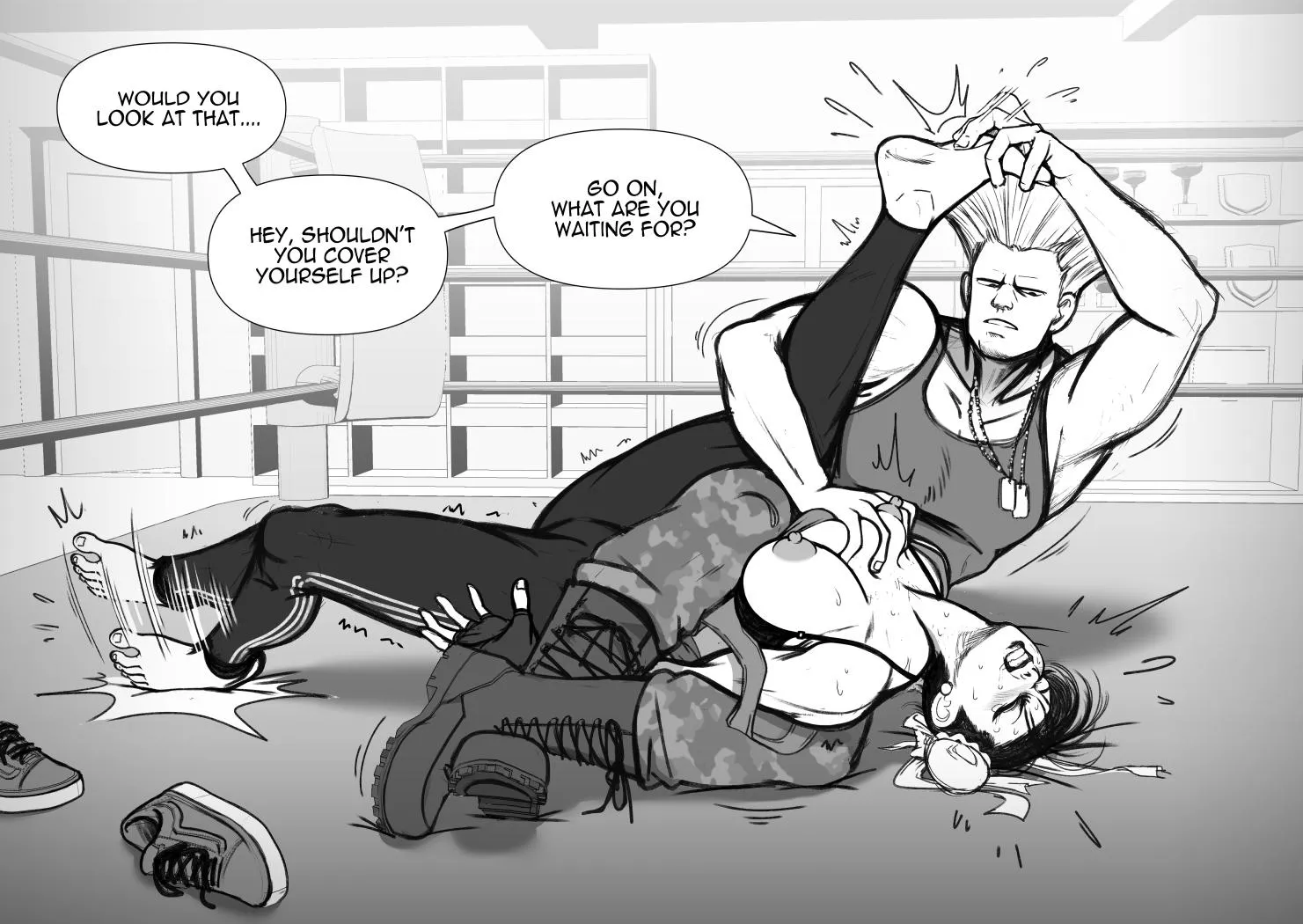 Chun-Li pin down. posted by Banime2019