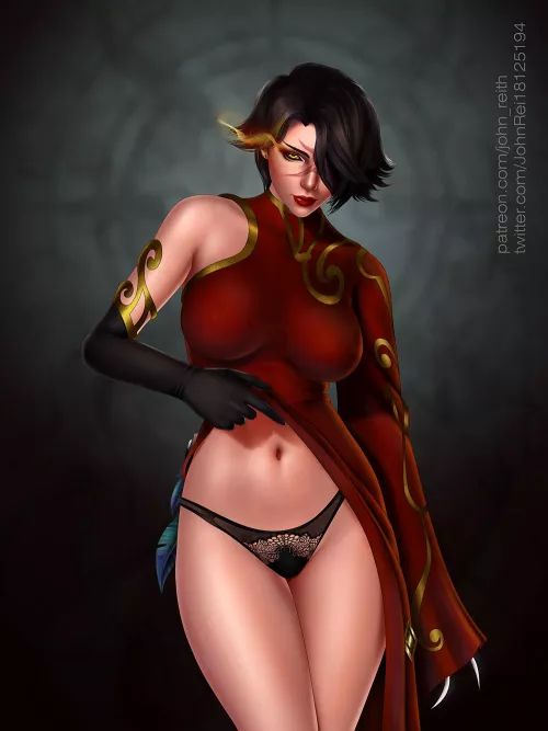 Cinder shows her panties [JohnReith] by Lakas1236547