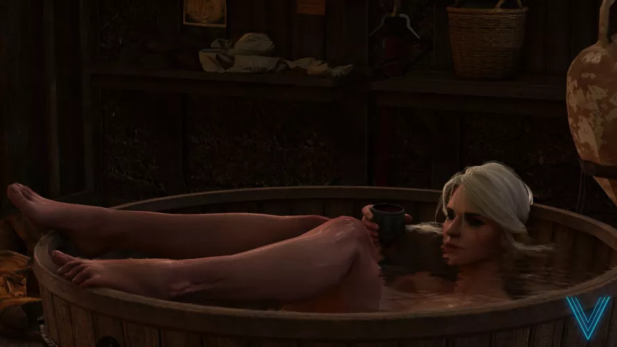 Ciri relaxing (The Vice) by Kuro-Oji