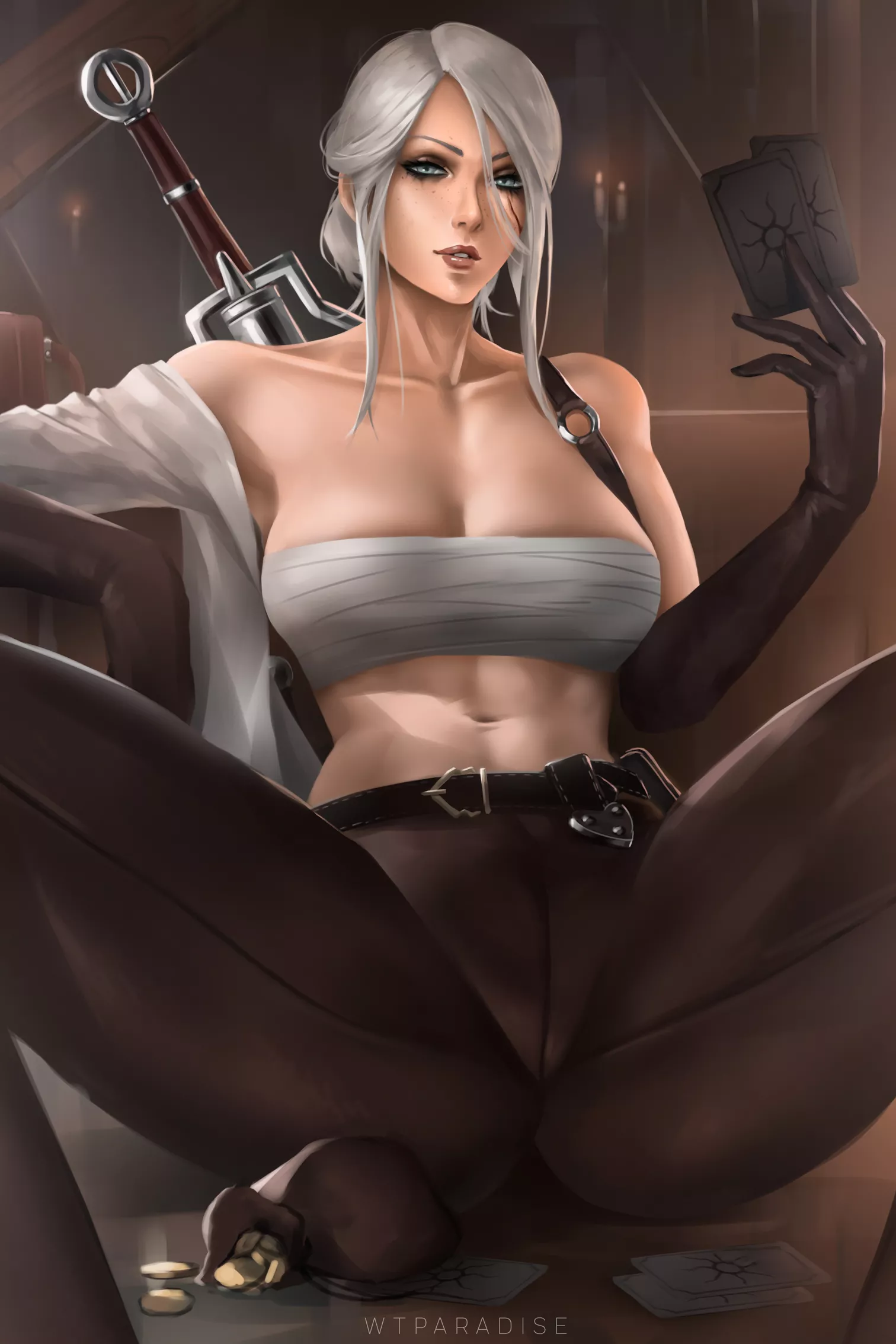 Ciri (WTParadise) [The Witcher] posted by Kuro-Oji