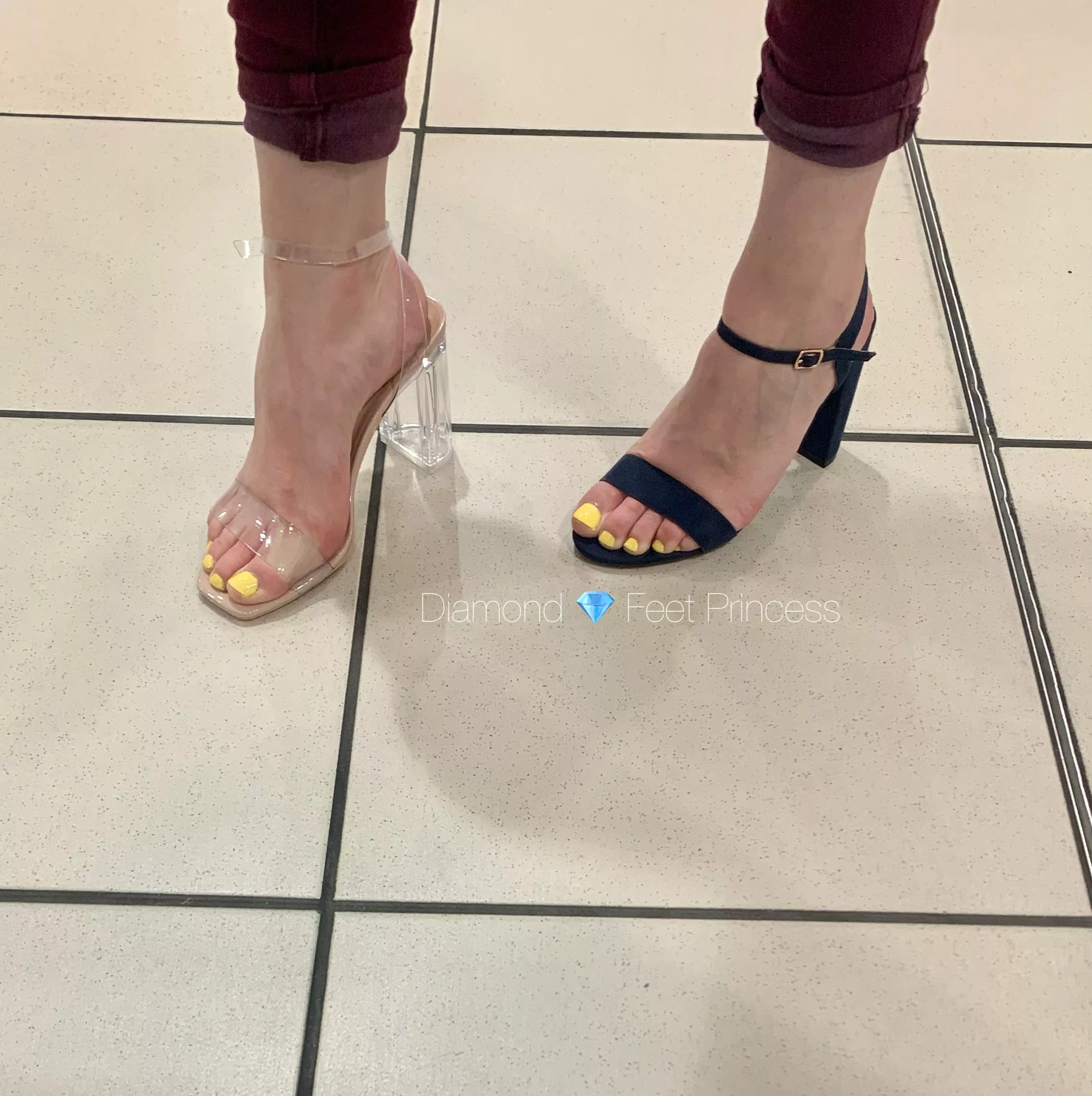Classic or transparent? Shopping today posted by DiamondFeetPrincess