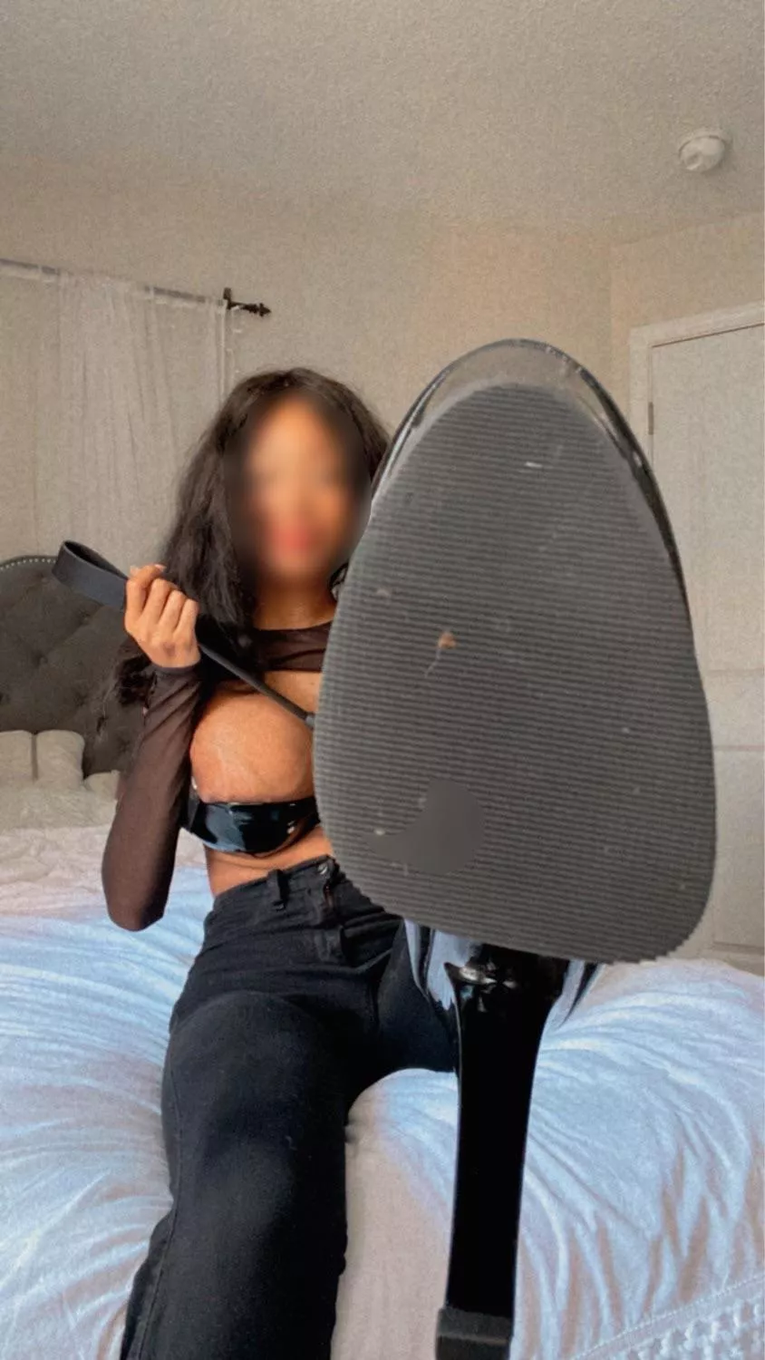 Clean them, then bend over and take your spanking [domme] posted by AuroraLizcano