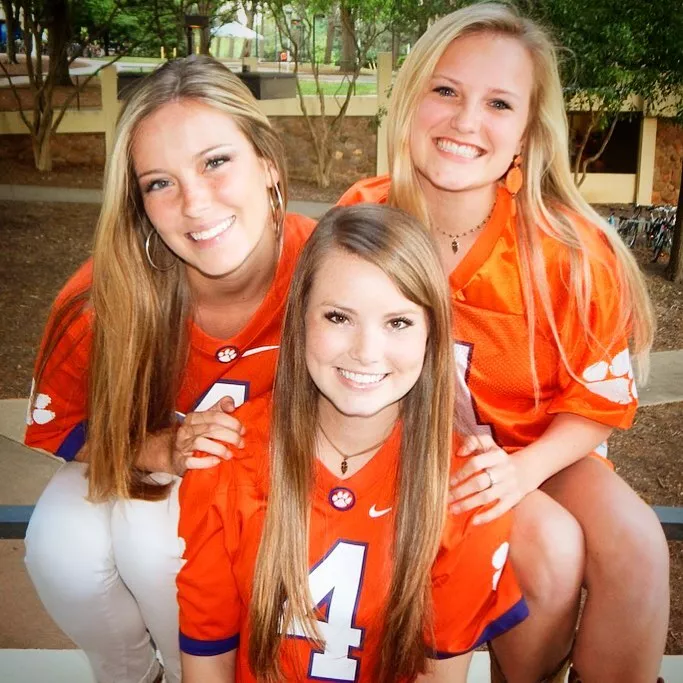 Clemson Girls (L-R) posted by George_CMS