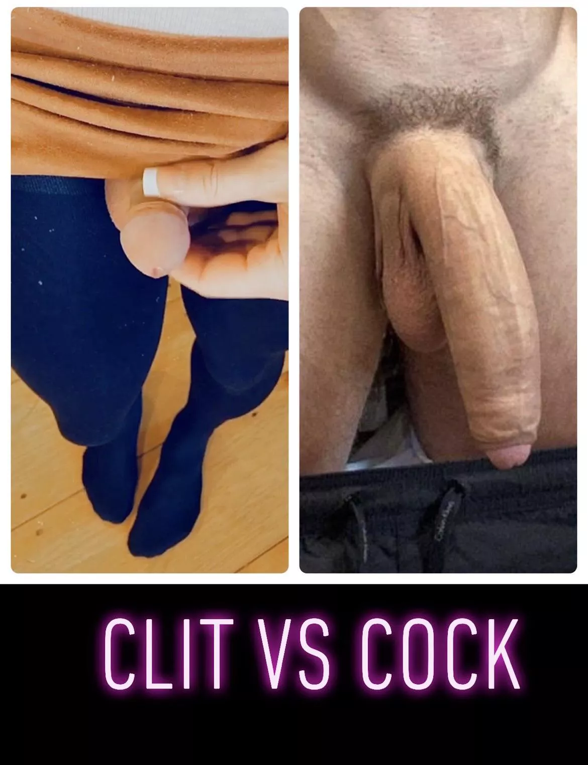 Clit Vs. Cock posted by jamiecoxxx18