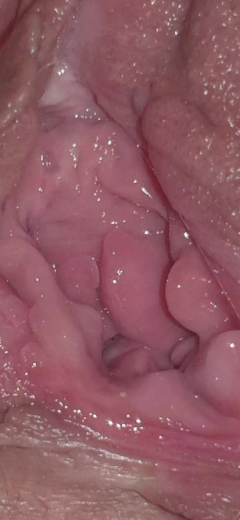 Close up of my girl’s wet pussy spread before round 2 this morning 👌🏻💦 posted by creamcakeguy