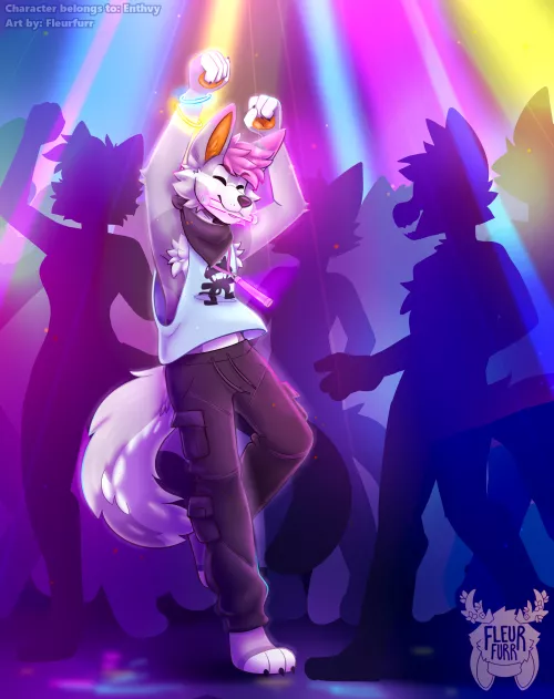 Clubbin (Art by me: Fleurfurr on Twitter) by Fleurfurr