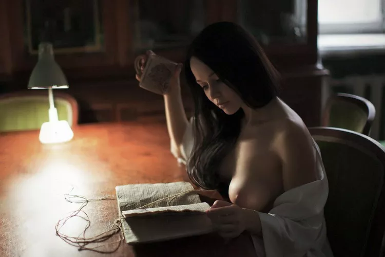 Coffee and book by indoyoda