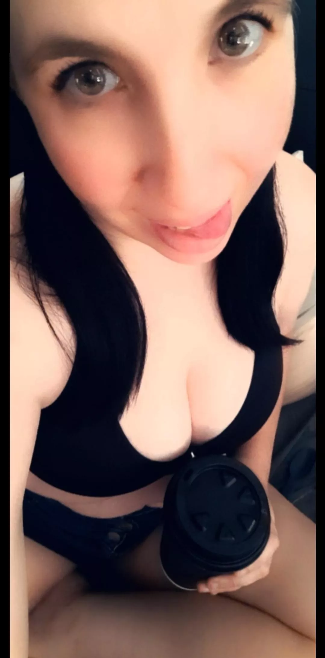 Coffee enhances my silly side. Will you enhance my sexual side? 😜 posted by Aussiemilf2046