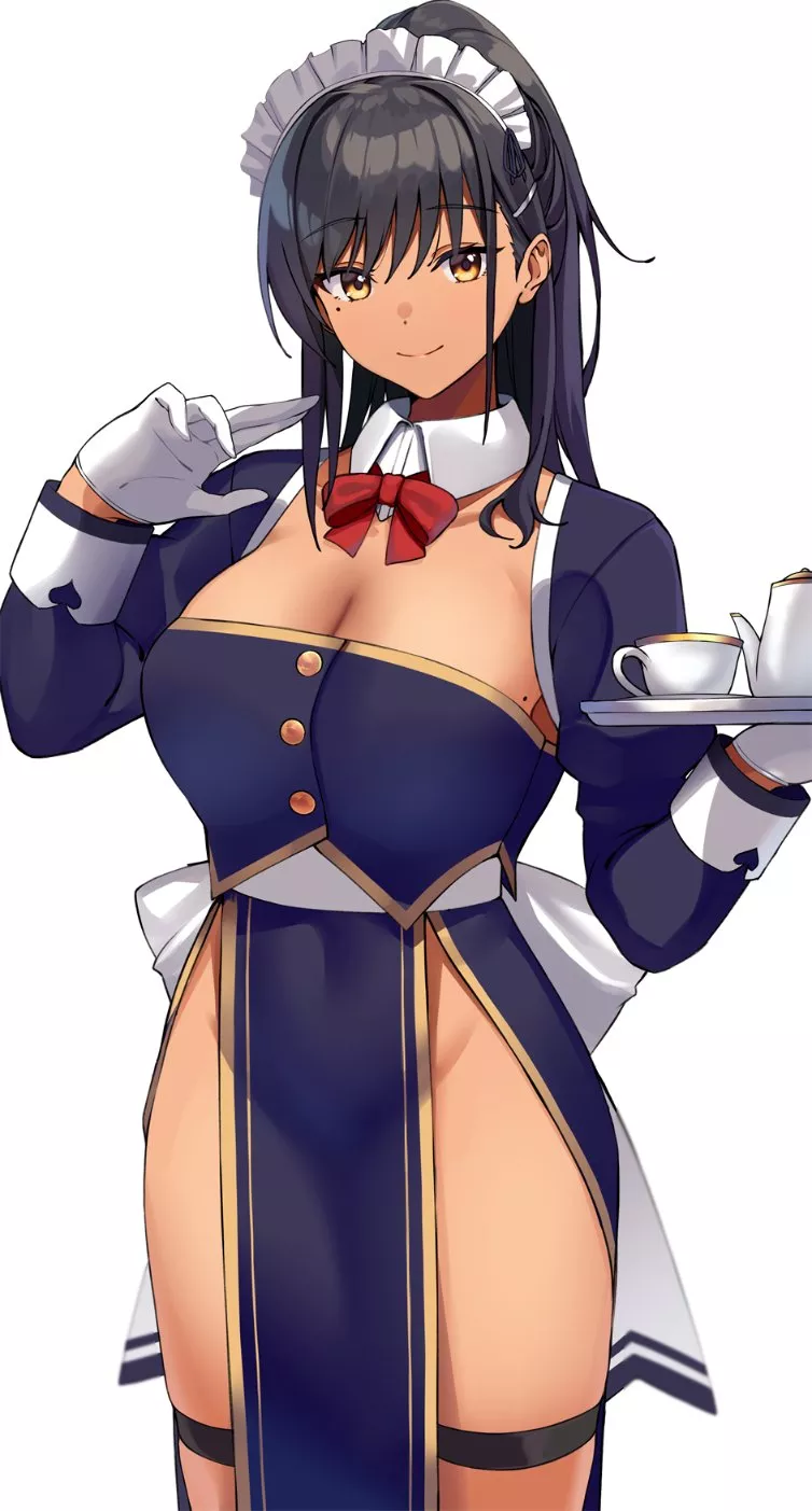 Coffee Maid (polopolopompoko) posted by GingerGentleman